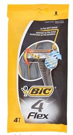 Bic, Jednorazowe maszynki, 4 sztuki