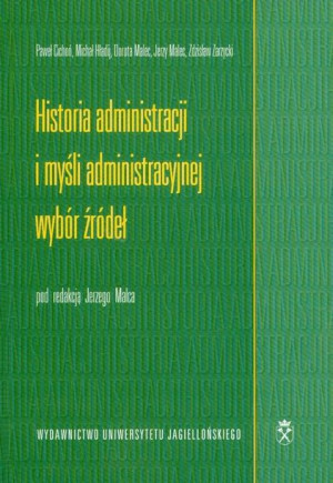 Historia administracji i myśli administracyjnej Wy