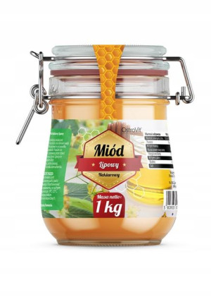 Ostrovit Miód Lipowy 1000 G Naturalny Miód
