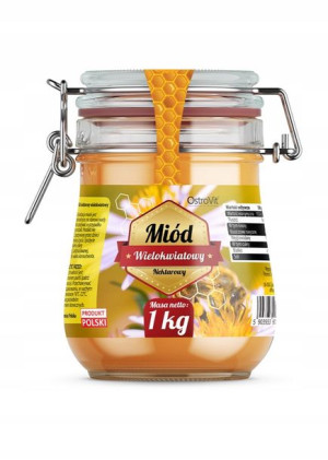 Ostrovit Miód Wielokwiatowy - 1000g Naturalny Miód