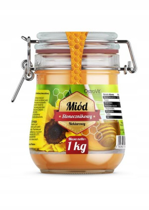 Ostrovit Miód Słoneczniowy - 1000 G Naturalny Miód
