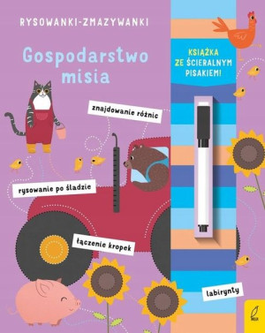 Rysowanki-zmazywanki Gospodarstwo misia