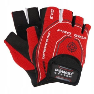 Power-system Rękawiczki Pro Grip Evo-red-s