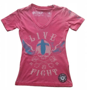 Olimp Lady's Tee- Ride Free Pink S