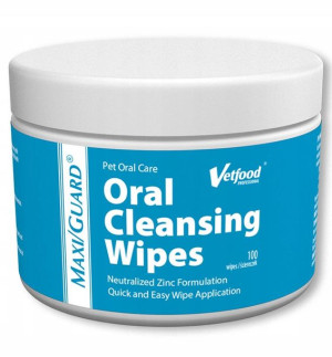Vetfood Maxi/guard Oral Cleansing Wipes 100szt