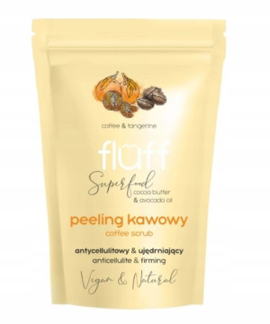 Fluff, Peeling kawowy, Mandarynka, 100g