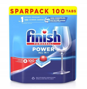 Finish All in 1, Tabletki do zmywarki, 100 sztuk