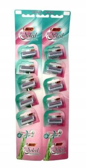 Bic, Maszynka, miss soleil sensitive, 10 sztuk