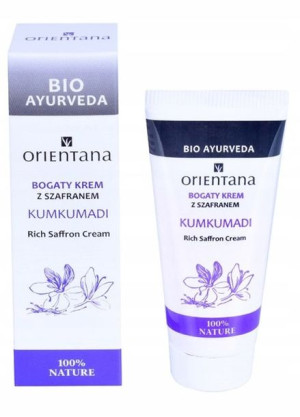 Orientana Bogaty krem z szafranem 30g