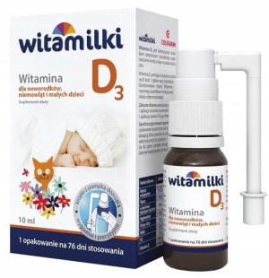 Witamilki Witamina D3 aerozol dla dzieci 10ml