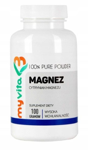 MyVita, Magnez, Cytrynian magnezu, 100g