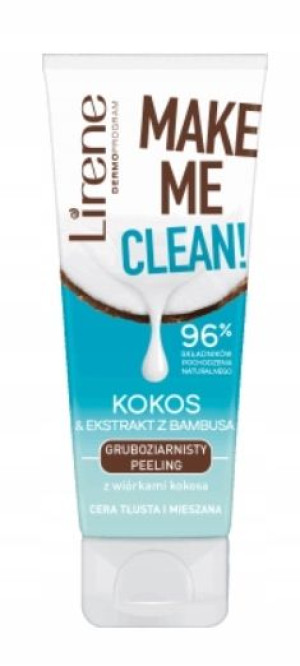 Lirene, Make Me Clean, Peeling, kokos, 75 ml