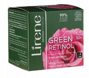 Lirene, Green Retinol, Krem na noc 50+, 50 ml