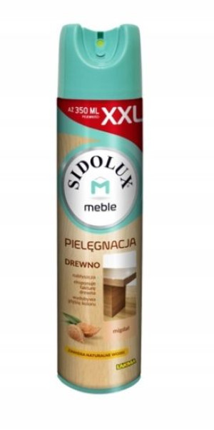Sidolux, Spray do mebli, migdałowy, 350 ml