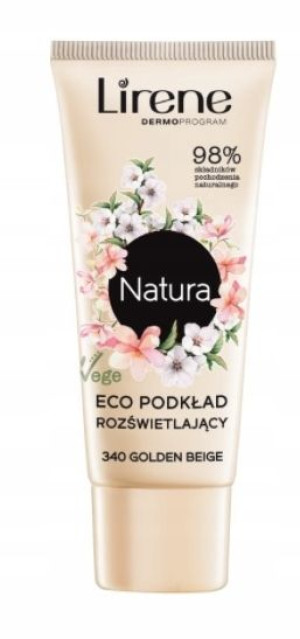 Lirene Natura ECO Podkład rozświetlający 340, 30ml