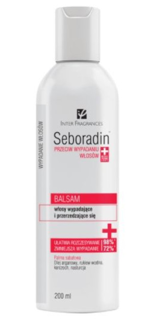 Seboradin Forte, Balsam na wypadanie włosów, 200ml
