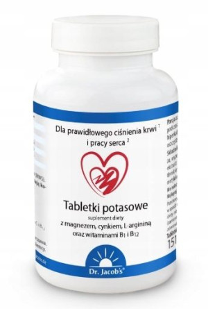 Dr. Jacobs, Tabletki potasowe, 126 tabletek