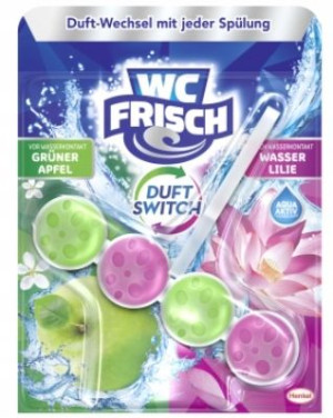 WC Frisch, Apfel Wasserlilie, Zawieszka do WC, 50g