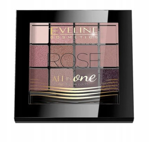 Eveline Paleta All In One 12 kolorów Rose 12g