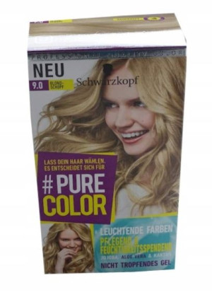 Schwarzkopf, Pure Color, 9.0 Blond-Schopf, Farba