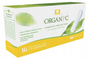 Organyc, Regular, Tampony higieniczne, 16 sztuk