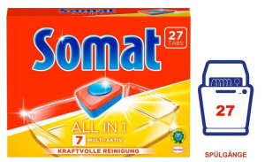 Somat All In 1tabletki do zmywarek, 27 sztuk