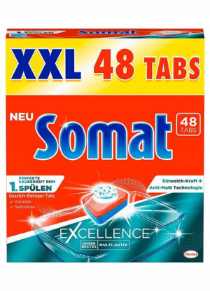 Somat Excellence, Tabletki do zmywarki, 48 sztuk