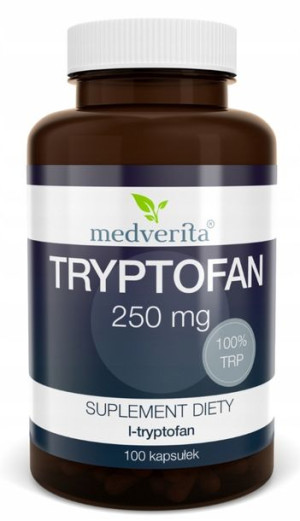 Tryptofan 250mg 100 kapsułek