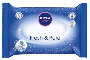 Nivea Baby, Chusteczki nawilżające, 63 sztuki