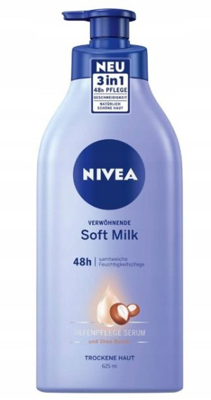 Nivea, Nawilżające mleczko do ciała, 625 ml
