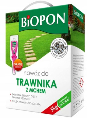 Biopon, Nawóz do trawnika z mchem, 1 kg