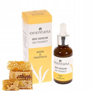 Orientana Bio Serum do twarzy Miód i Propolis 30ml