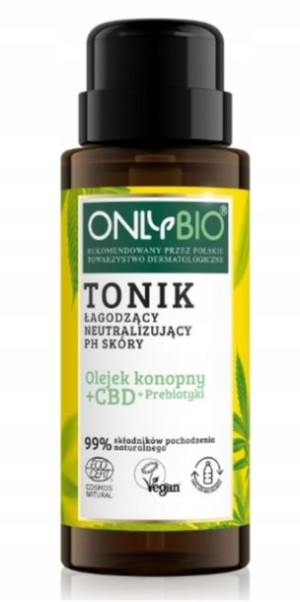 Onlybio, Łagodzący płyn micelarny CBD, 300 ml