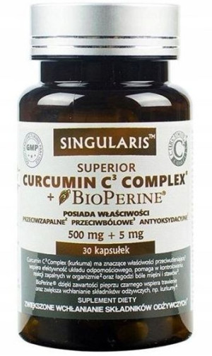 Singularis Curcumin C3 Complex + Bioperine 30 kaps