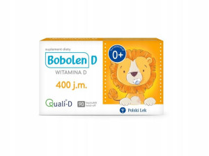 Bobolen D, Witamina D 400 j.m., 90 kapsułek