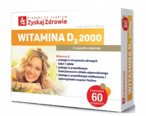 Witamina D3 2000, 60 kapsułek
