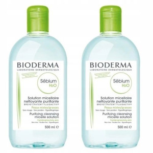 Bioderma, Sebium H2O, płyn micelarny, 2x500 ml