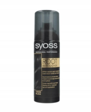 Syoss, Spray tuszujący odrosty, black, 120ml