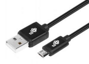 TB, Kabel USB-Micro USB 2 m, czarny sznurek