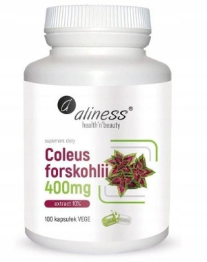 Aliness, Coleus Forskohlii 400mg, 100 kapsułek