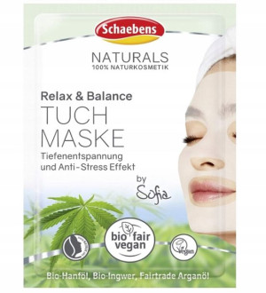 Schaebens, Naturals, Relax Balance, Maska w płacie