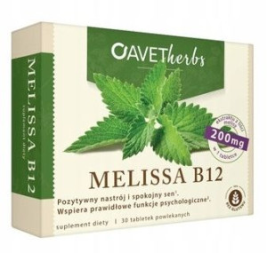 Melissa B12, 30 tabletek