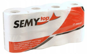 Semy Top, 3-warstwowy papier toaletowy, 8 sztuk