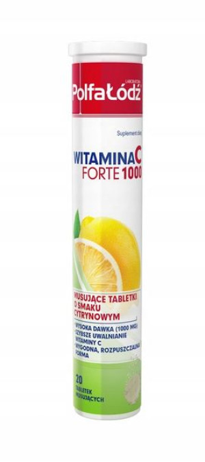Vitaminum C Forte 1000 mg 20 tabletek musujacych