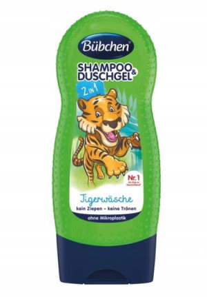 Bubchen, Tiger, Żel i szampon 2in1, 230ml