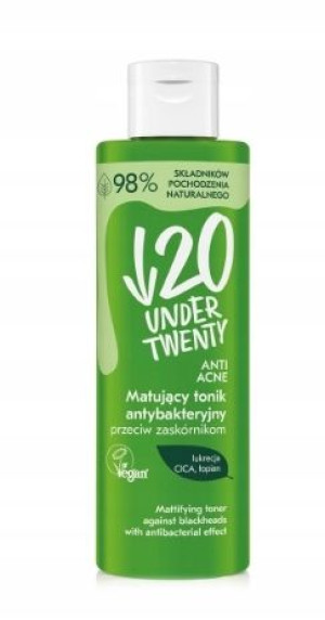 Under Twenty Anti-Acne tonik antybakteryjny 200 ml