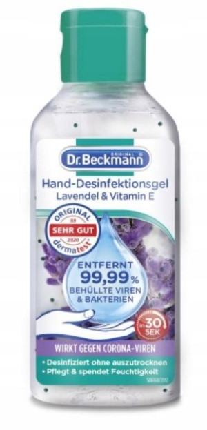Dr Beckmann, Żel do dezynfekcji rąk, 60ml