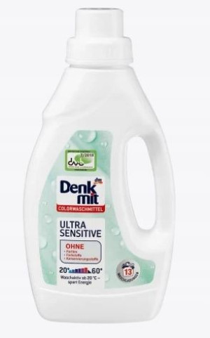 Denkmit, Ultra Sensitive, Płyn do prania, 13 prań