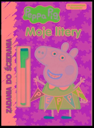 Peppa Pig Zadania do ścierania Moje litery