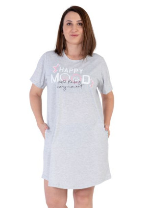 Koszula Nocna bawełniana 4XL +size Vienetta kieszenie